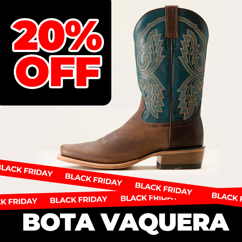 20% BOTA VAQURA HOMBRE