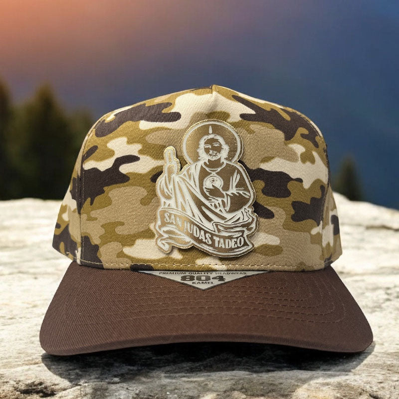 gorra san judas camuflaje