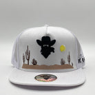 gorra de rancho blanca